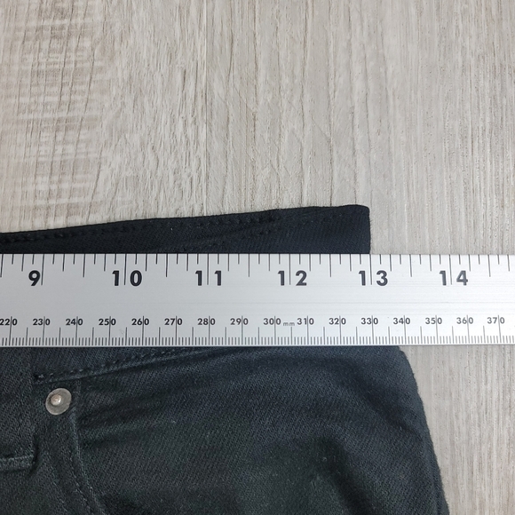 Wilfred Free Tanit Denim Raw Hem Skirt Black - Picture 8 of 8